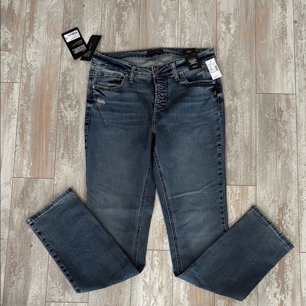Silver Jeans Blue Skinny Jeans Classic Style